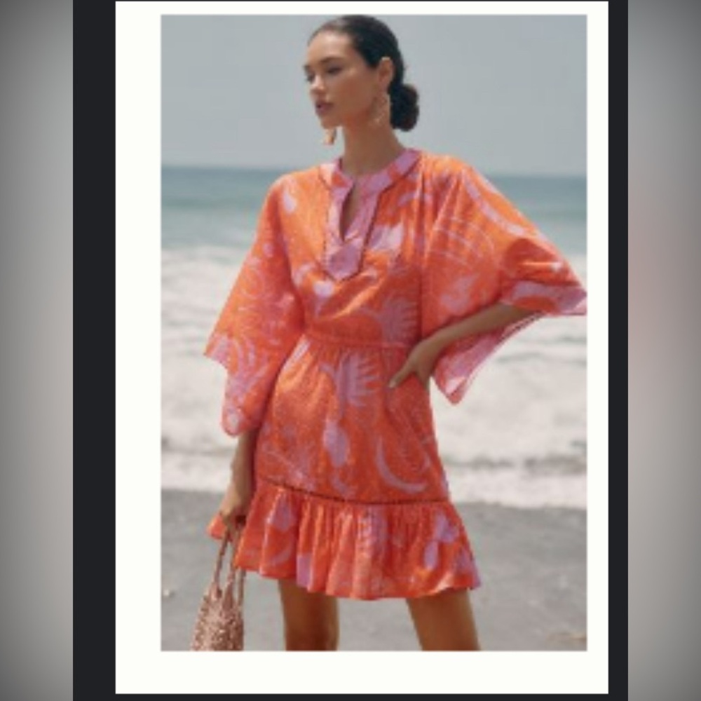 FARM RIO KAFTAN COVER-UP DRESS